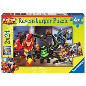 Puzzle 2x24 dílků Power Players 051908 RAVENSBURGER