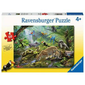 Puzzle 60 dílků Zvířátka z tropického lesa. 051663 Ravensburger