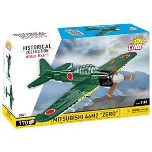 COBI 5861 Historical Collection WWII Mitsubishi A6M2 "Zero" 170 kostek