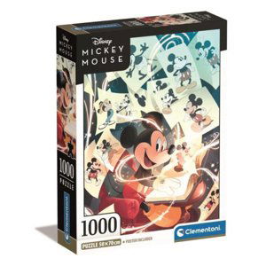 Clementoni Puzzle 1000 dílků Kompaktní Mickey Mouse