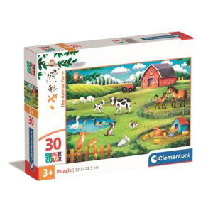 Puzzle Clementoni 30 dílků SuperColor The Animal Farm 20286