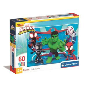 Clementoni Puzzle 60 dílků SuperColor Marvel Spiday 26595