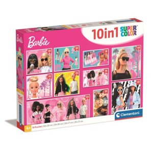 Clementoni Puzzle 10v1 SuperColor Barbie 20282