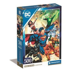 Clementoni Puzzle 500 ks Compact DC Comics Justice League 35531