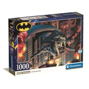 Clementoni Puzzle 1000 dílků Kompaktní Batman 39851