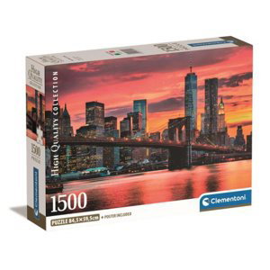 Clementoni Puzzle 1500 ks Compact East River za soumraku 31712