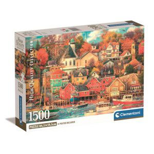 Clementoni Puzzle 1500 dílků Kompaktní Good Times Harbor 31713