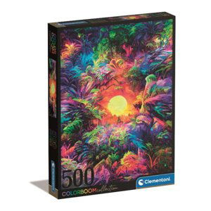 Clementoni Puzzle 500 ks Colorboom Psychedelický východ slunce v džungli 35518