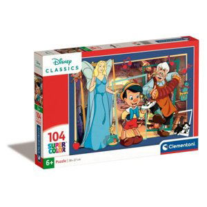 Clementoni Puzzle 104 dílků Super Pinocchio 25756