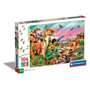 Clementoni Puzzle 104 dílků Super Země dinosaurů 25768