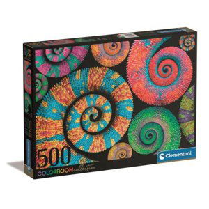 Clementoni Puzzle 500 ks Colorboom Curly Tails Kudrnaté ocasy 35519