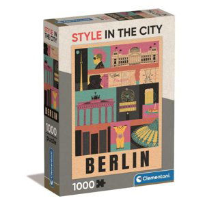 Clementoni Puzzle 1000 dílků Kompaktní styl do města. Berlín 39845