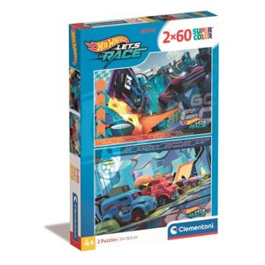 Clementoni Puzzle 2x60 ks Hot Wheels 24816