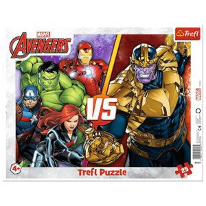 Rámové puzzle 25 dílků. Tým Invincible Avengers Disney Marvel 31427 TREFL