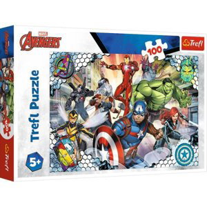 Puzzle 100 dílků Famous Avengers. Marvel 16454 Trefl