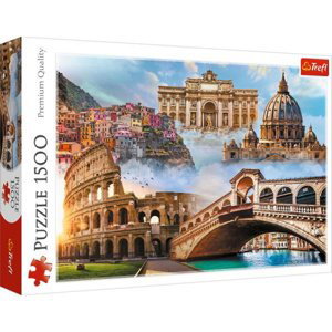 Puzzle 1500 dílků Oblíbená místa: Itálie 26203 Trefl