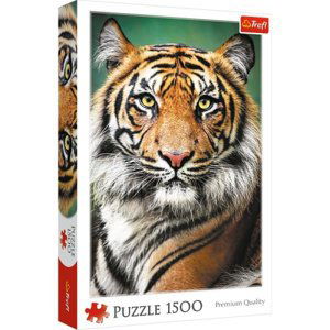 Puzzle 1500 dílků Tygří portrét 26204 Trefl