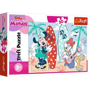 Puzzle 30 dílků Barevná Minnie 18302 Trefl