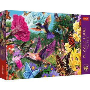 Puzzle 1000 dílků Premium Plus Tea time Zahrada pro ptáčky 10806 Trefl