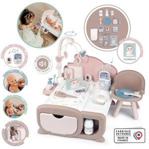 Baby Nurse Elektronický velký koutek pro panenku + 19 doplňků