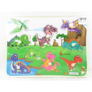 Dřevěné puzzle Dinosauři