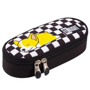 Vyztužený penál s vnitřní klopou ST.RIGHT PC-01 Sleep Corgi