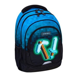 Dvoukomorový batoh Astrabag Blue Pixel AB330