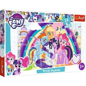 Puzzle 24-Maxi Happy pony My Little Pony 14269 TREFL