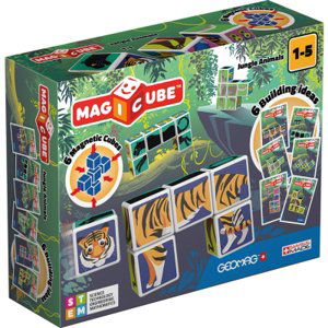 Stavebnice Geomag Magicube Jungle Animals