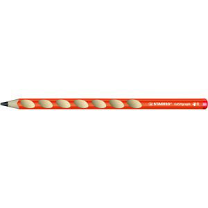 Ergonomická grafitová tužka pro praváky - STABILO EASYgraph oranžová - 1 ks - Stupeň tvrdosti HB