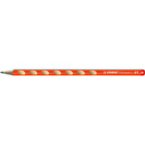 Tenká ergonomická grafitová tužka pro praváky - STABILO EASYgraph S oranžová - 1 ks - Stupeň tvrdost