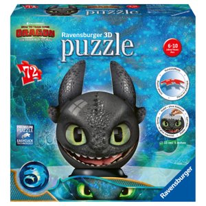 Puzzle-Ball Jak vycvičit draka 3: Bezzubka 72 dílků