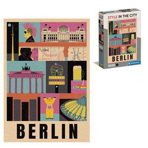 Puzzle 1000 dílků Style in the city Berlin Compact box