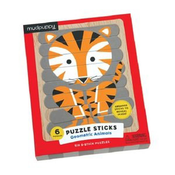 Mudpuppy Puzzle Sticks - Zvířata (24 ks)