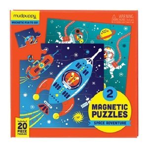 Mudpuppy Magnetické puzzle - Vesmír (2x20 ks)