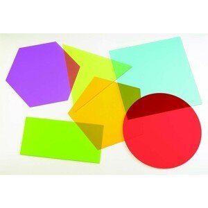 TickiT Velké barevné tvary (6ks)