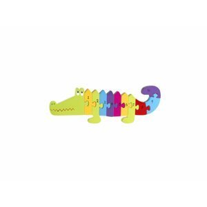 Orange Tree Toys Puzzle s čísly - Krokodýl