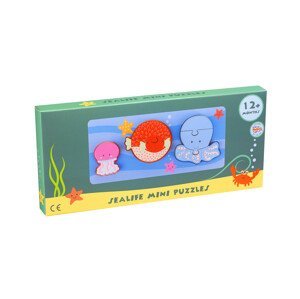Orange Tree Toys Dřevěné mini puzzle - Mořský svět