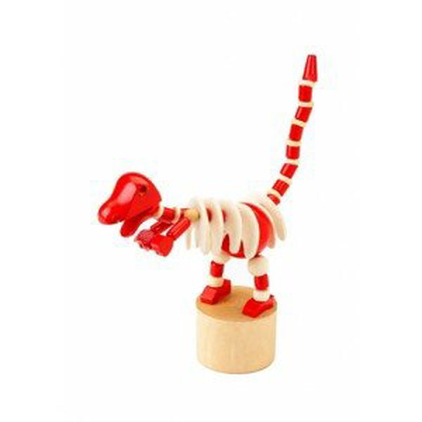 Orange Tree Toys Mačkací figurka - Červený dinosaurus