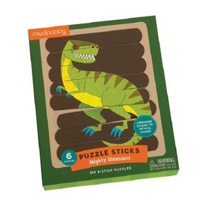 Mudpuppy Puzzle Sticks - Dinosauři (24 ks)