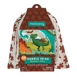 Mudpuppy Puzzle na cesty - Dinosauří park (36 ks)