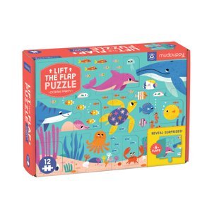 Mudpuppy Puzzle - Lift-the-flap - Oceán (12 ks)