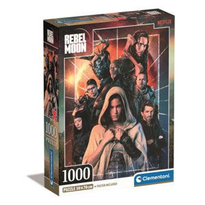 Clementoni - Puzzle 1000 Netflix rebel moon - Compact