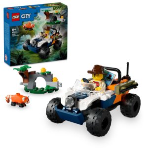 LEGO® City 60424 Čtyřkolka na průzkum džungle – mise panda červená