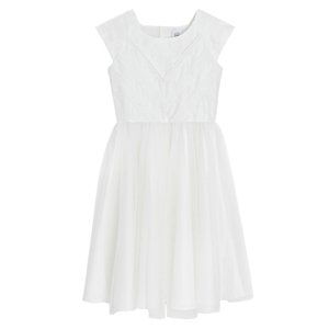 COOL CLUB - Dívčí šaty s krátkým rukávem vel. 104