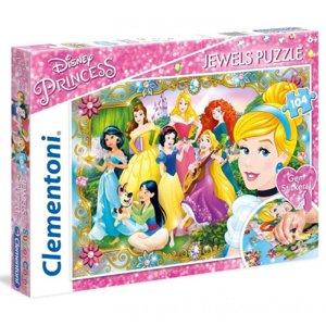 Clementoni - Puzzle Jewels 104 Princezny