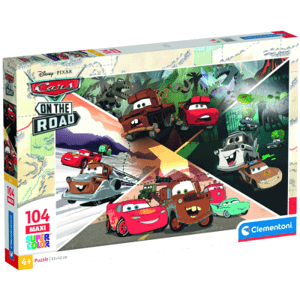 Clementoni - Puzzle Maxi 104 Disney Disney Pixar CARS: Auta na cestách