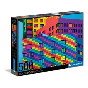 Clementoni - Puzzle Color Boom 5000 Čtverce