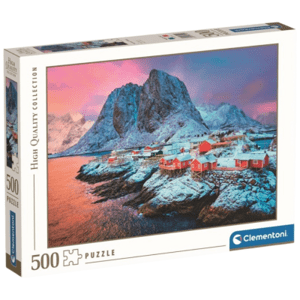 Clementoni - Puzzle 500 Vesnice Hamnøy