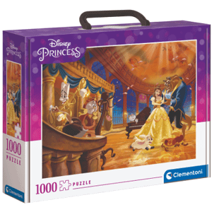 Clementoni - Puzzle 1000 v kufříku Disney Kráska a zvíře